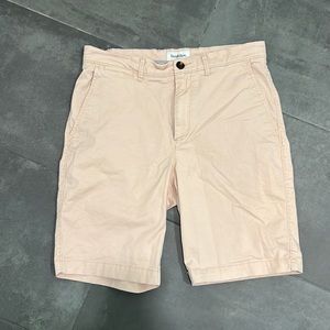 Good fellow light pink khaki shorts 9”